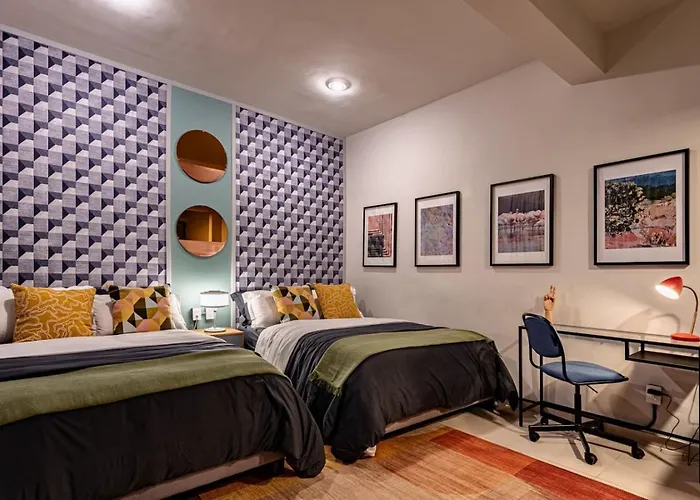 Spacious Condesa Stay, Rooftop Dining, Bbq Mexico City