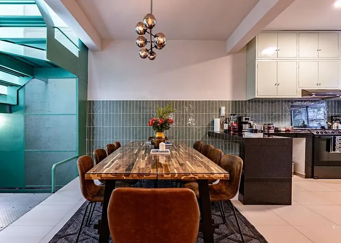 Spacious Condesa Stay, Rooftop Dining, Bbq *