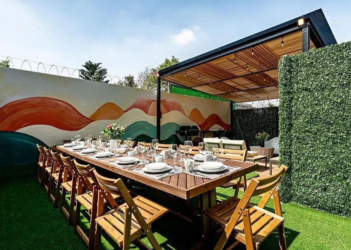 Spacious Condesa Stay, Rooftop Dining, Bbq * Mexico City