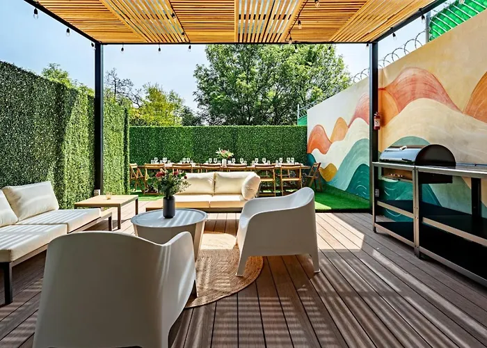 Сasa de vacaciones Spacious Condesa Stay, Rooftop Dining, Bbq *